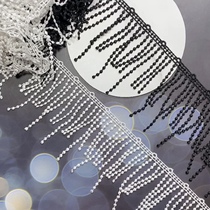 Flagrobe doll lace lace accessories black white stream soda lace lace lace handmade fabric