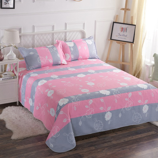 Clearance bed sheets single pieces 100% skin-friendly double kang single four-season students dormitory pillowcase