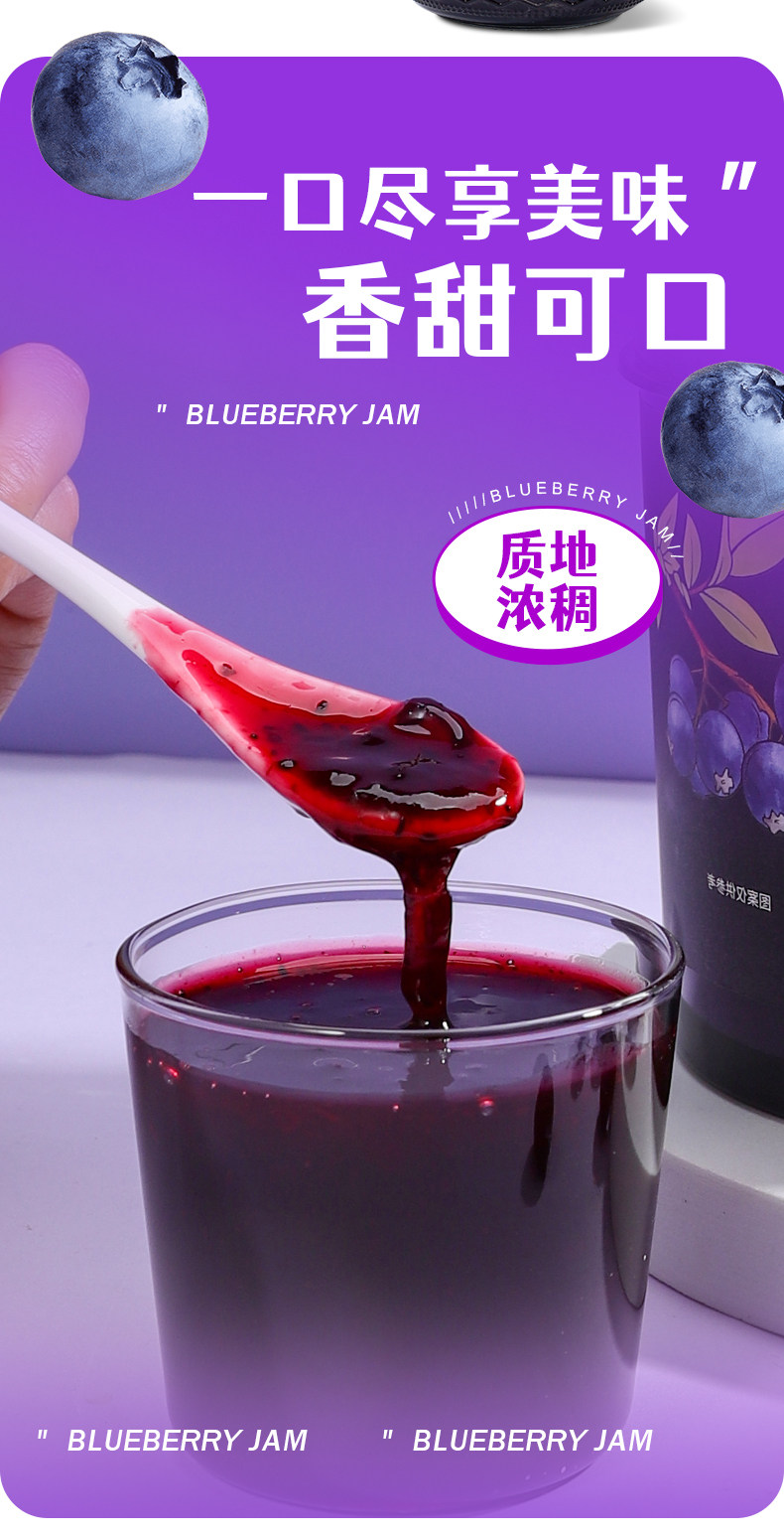 安享好物 安享E级果酱-盾皇蓝莓果酱 国标 