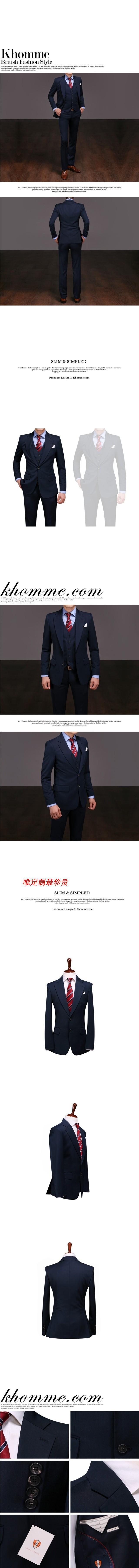 Costume homme en laine pour Quatre saisons - Ref 1549120 Image 21