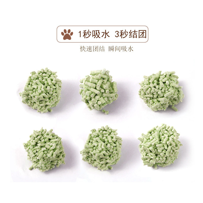 6L Water Peach Green Tea Tofu Cat Sat Oem for processing deodorization and dust - free vacuum packaging