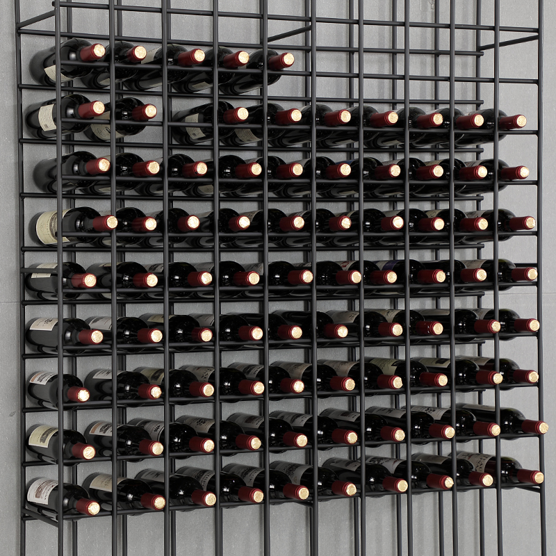 Iron Wine Rack Floor To Ceiling Wine Rack Ornaments Modern