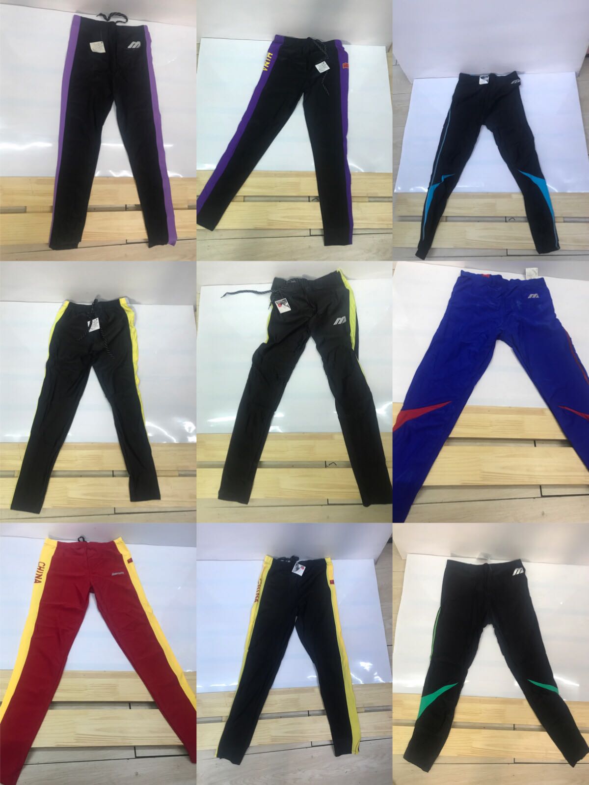 Roller skating pants sports tights men's running elastic compression thin track and field training fitness basketball quick-drying trousers