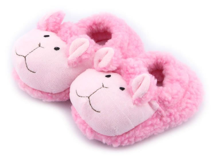 Pantoufles enfants en suède pour hiver - semelle coton - Ref 1010628 Image 19