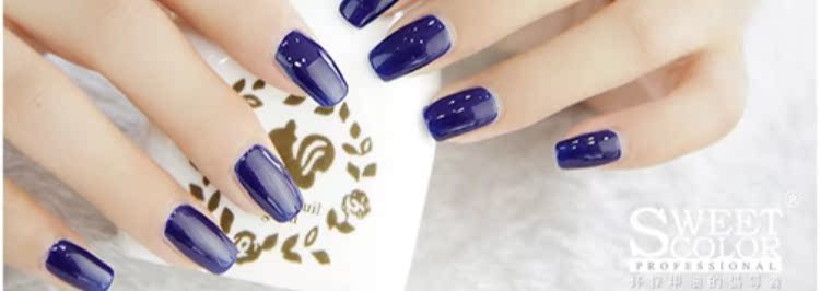 Màu sắc ngọt ngào Nail Nail Gemstone Blue thân thiện với môi trường, không độc hại, khô nhanh, lâu trôi - Sơn móng tay / Móng tay và móng chân nail màu hồng thạch