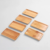 Бамбуковая чашка поддержка квадратные бамбуковые подставки чайная подушка Теплоизоляция маленькая чаша кунг -фу чайная церемония