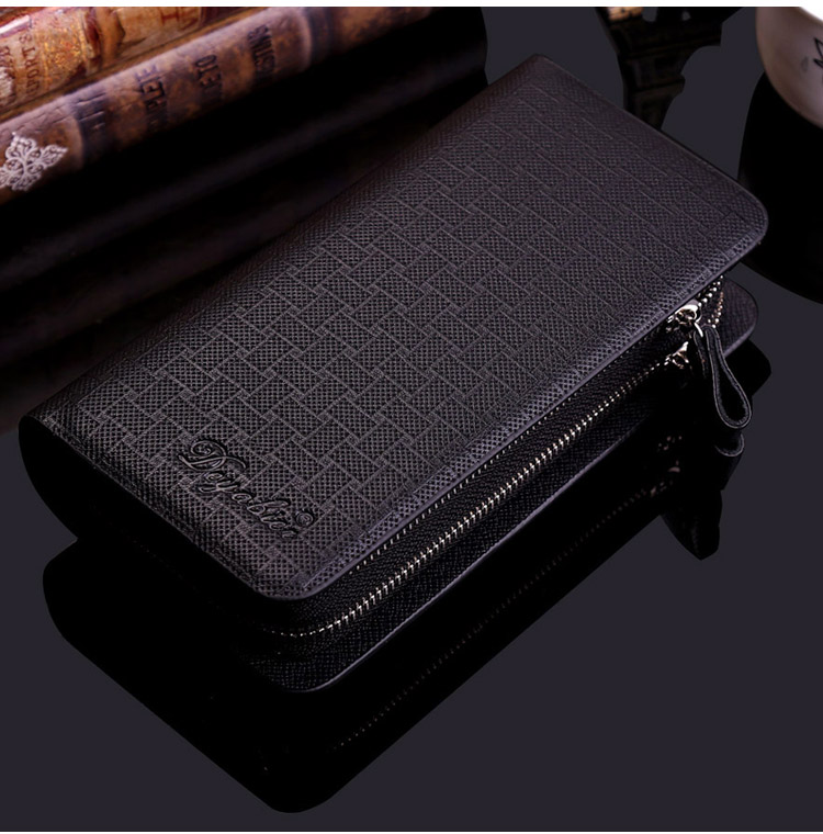 Ví nam dài kinh doanh công suất lớn dây kéo túi xách túi điện thoại di động Hàn Quốc phiên bản của người đàn ông thủy triều ly hợp túi ly hợp túi ví cầm tay nam lv