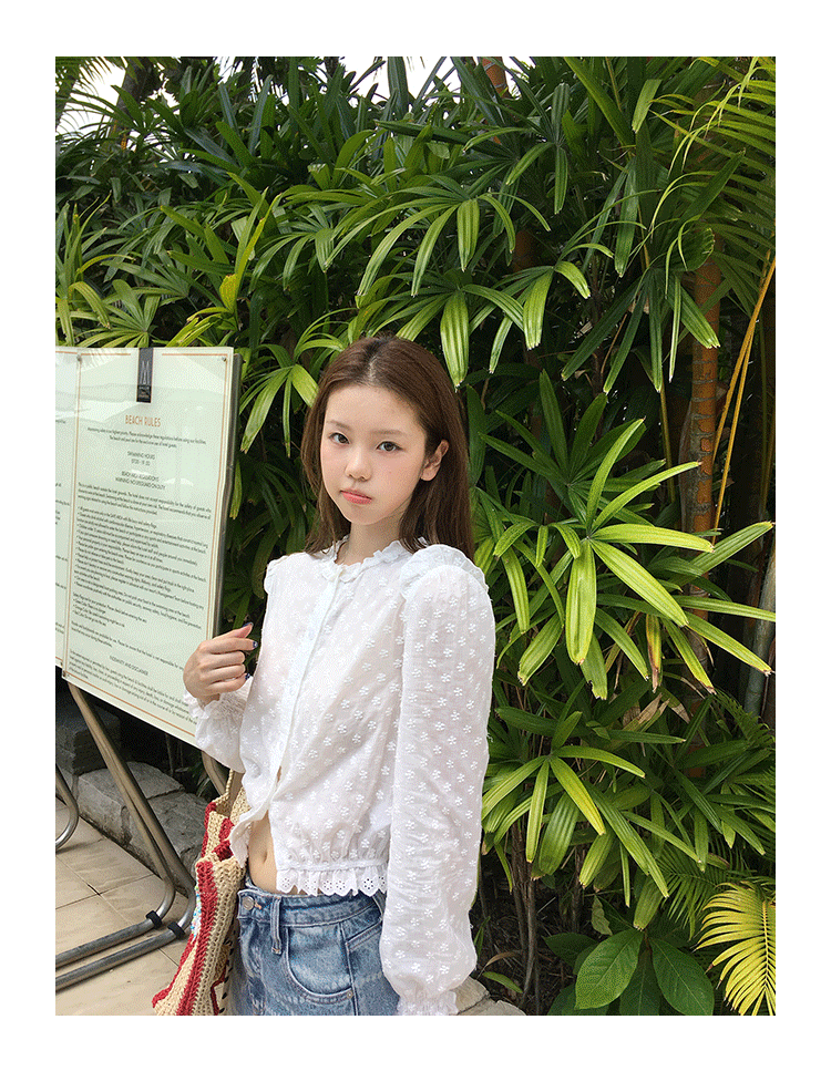 Tuuuh рубашка женская с французским кружевом круглый вырез длинный рукав весенняя новинка блузка базовая