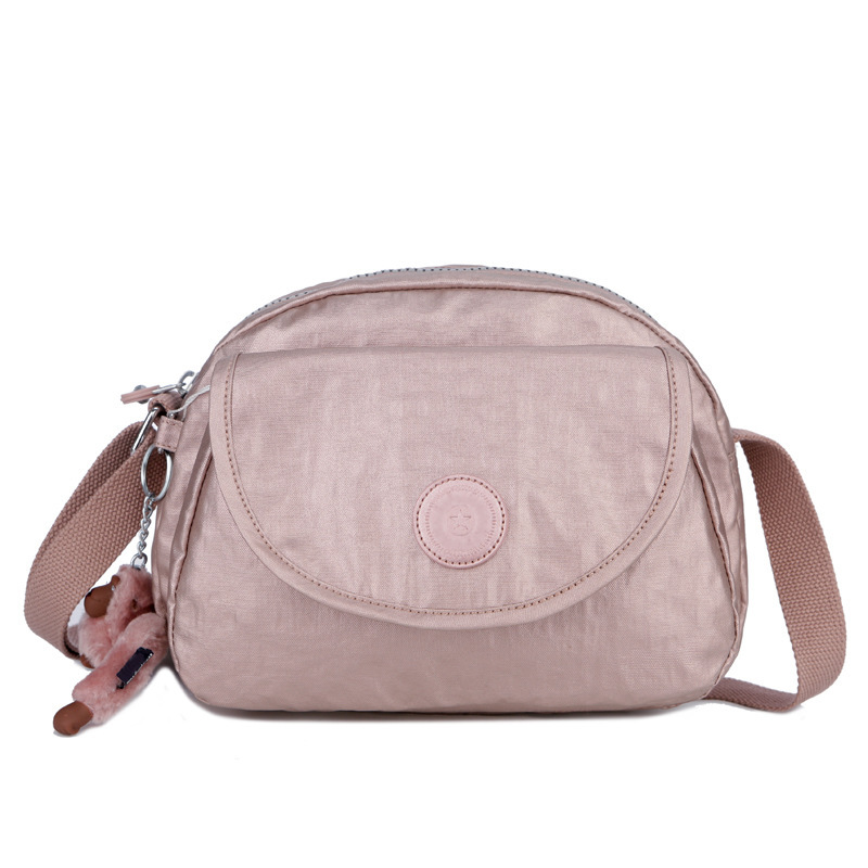 Cross-Border New Fashion Nylon Small Round Flip Bag Mini Shoulder Crossbody Casual Women's Bag 15313 Cross-Border New Fashion Nylon Small Round Flip Bag Mini Shoulder Crossbody Casual Women's Bag 15313