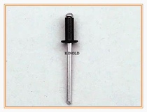 Factory Spot Fine-Combined Grilled Aluminum Iron Pull Nail Round Head Black Aluminum Pull Nail Pull Rivet Black Pumping Core Rivet