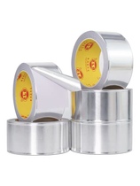 Aluminium foil adhesive tape thickened high temperature resistant water heater exhaustsmoke pipe water pipe water pipe sealing kitchen refilling anti-leakage