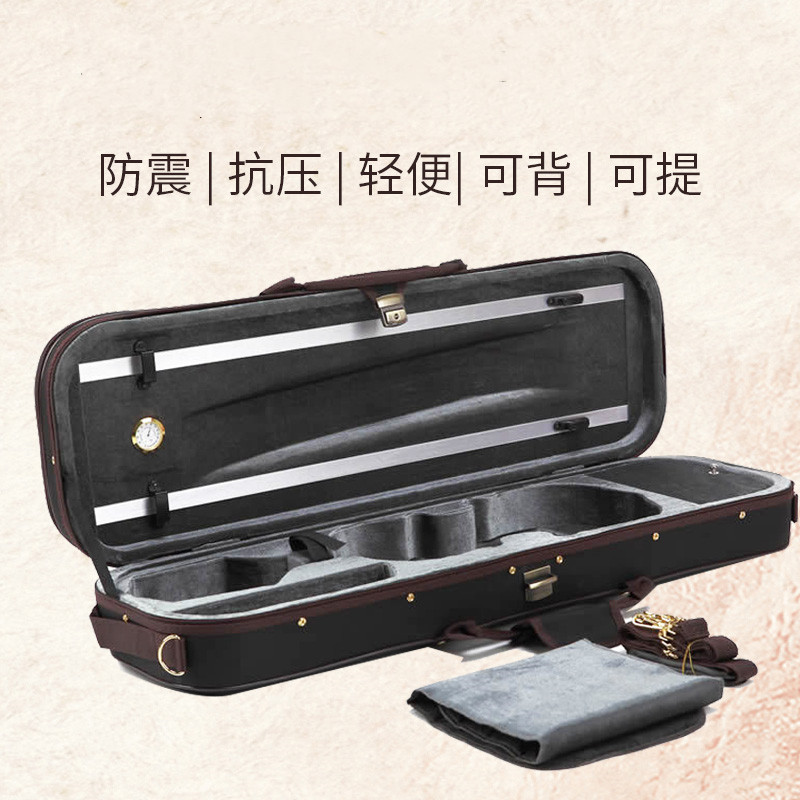 Violin case can be carried back violin case 4-4 lightweight anti-pressure shockproof high-grade professional violin case bag