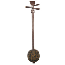 Three-stringed black rosewood three-stringed ethnic musical instrument performance piano folk music accessories ethnic plucked instrument