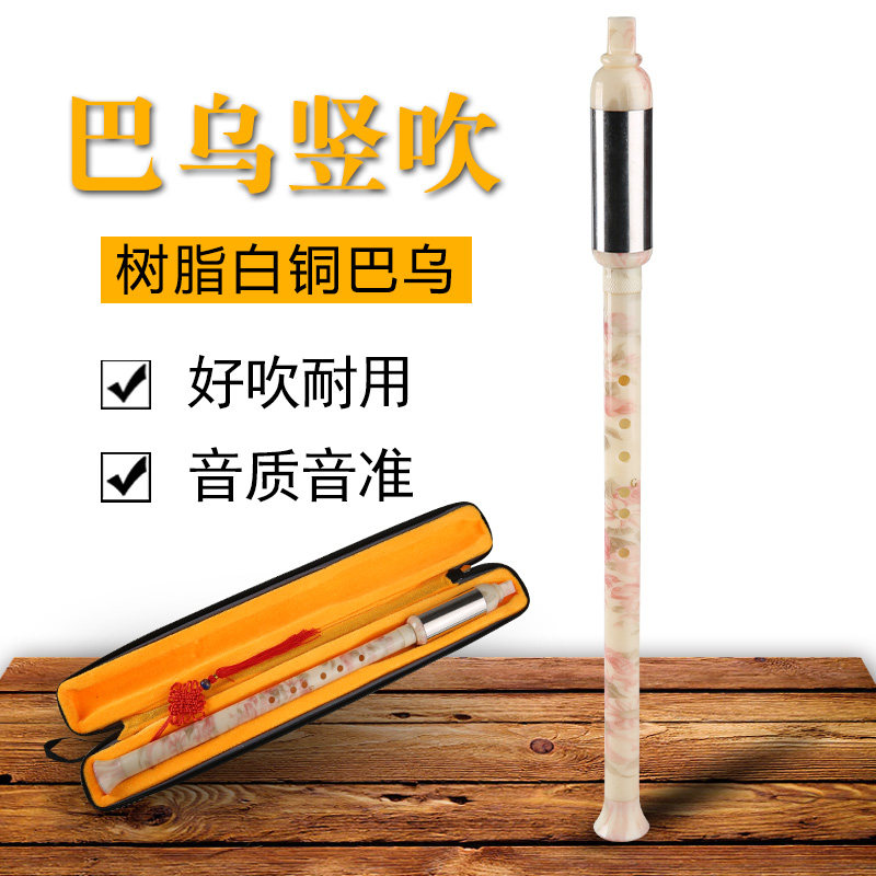 Vertical Bawu musical instrument f tune g tone Beginner student Child adult beginner Playing Yunnan musical instrument