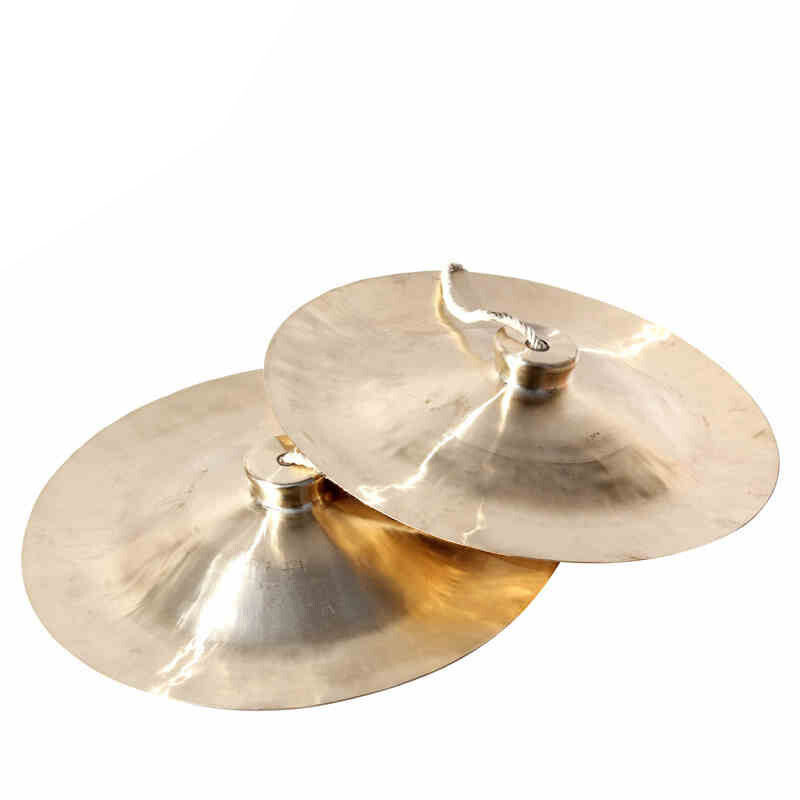 New Bao Cymbals 28CM Wide Cymbals Small Cymbals Large Cymbals Waist Drum Cymbals Gong Drum Cymbals Brass Cymbals Small Hat Cymbals Cymbals Musical Instruments