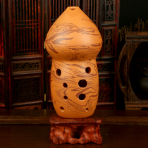 Xun professional playing seven-star rock pattern gourd with ten holes Xun an introductory instrument for beginners Xun instrument for beginners