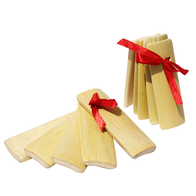 Allegro children old bamboo Professional playing Lotus board Bamboo Allegro 7 4 10 castanets Beginner introduction instrument