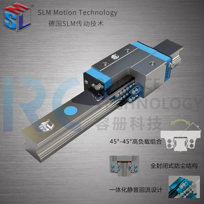 German SLM linear guide slider high torque SGH S 15 20 20 30 30 35 35 B BL