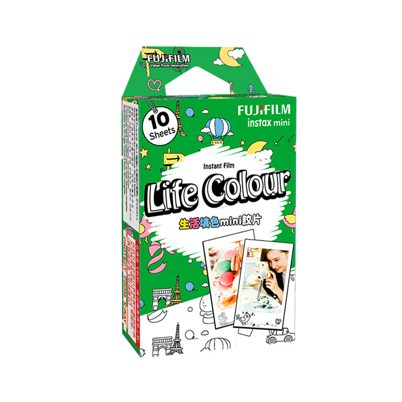 Polaroid mini7s phim ảnh giấy ren cuộc sống màu / instaxmini970 / 25 giấy - Phụ kiện máy quay phim fuji instax mini 11