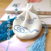 Su embroidery craft Su embroidery custom Xiangyun Red Bean Sachet DIY kit