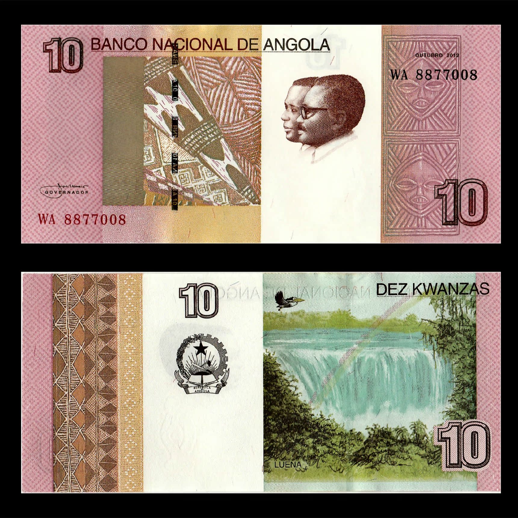 Usd 6 00 Fidelity Foreign Currency Angola 10 Kwanza Usd 6 00 Fidelity Foreign Currency