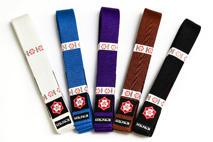 KANJI PREMIUM BELT - ORIGINAL BASIC BRAZILIAN JIU-JITSU BELT ON THE SAME DAY
