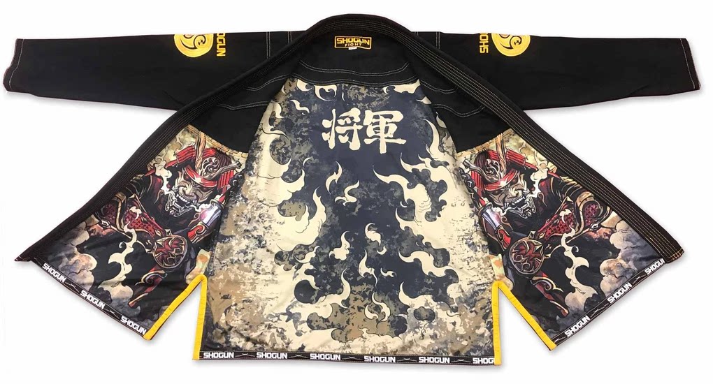 Shogun shogun samurai Brazilian Jiu-Jitsu costumes are available in limited editions