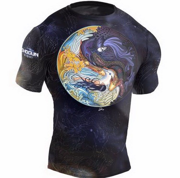Shogun Tao BJJ Rashguard short-sleeved Brazilian Jiu-Jitsu fighting fighting tights in stock