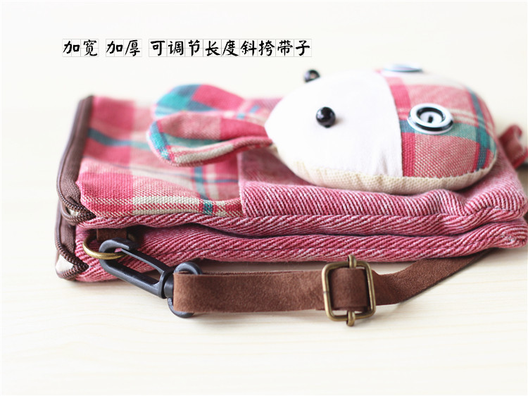 Túi điện thoại di động nữ sinh viên với túi Messenger mini dễ thương túi nhỏ Cô gái dễ thương với túi điện thoại di động treo ví cổ túi đeo chéo local brand