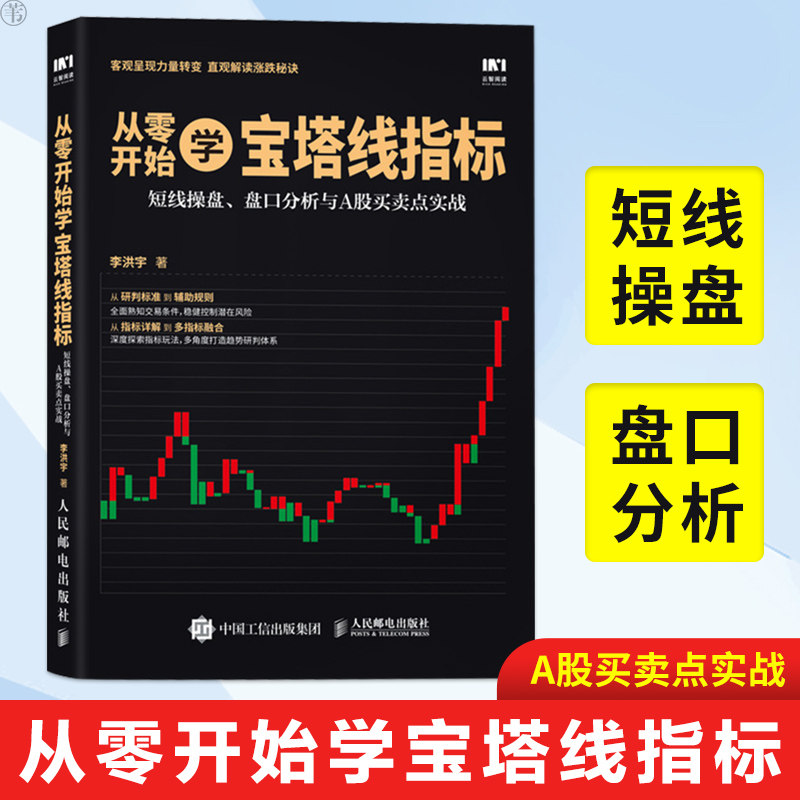 Genuine from zero to learn Pagoda line indicator Genuine from zero to learn Pagoda line indicator Short-term trading market analysis and A-share trading point Actual combat Stock books Introduction to the stock market Classic books 