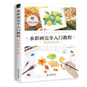 正版包邮 水彩画完全入门教程看图学水彩 水彩画教材教程书 油画技法 水彩画水粉画入门自学零基础 水彩油画自学教程教材 水彩书