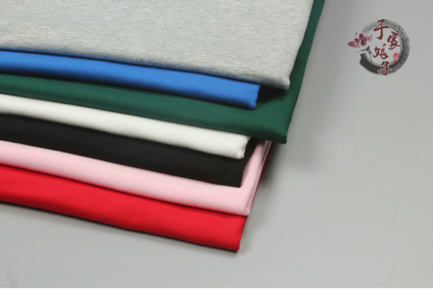 Vải thun dệt kim màu co giãn mùa xuân và mùa hè nhỏ terry 32 vải cotton thể thao mùa hè chải kỹ - Vải vải tự làm vải quần tây nam cao cấp