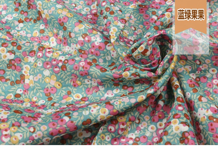 Mùa hè phần mỏng Mục vụ hoa nhỏ đồng bằng vải cotton Cotton vải mềm vải tự làm - Vải vải tự làm các loại vải thun