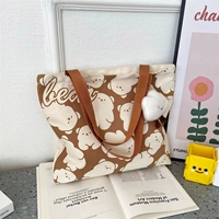 Бежевая двусторонная подвеска, принт