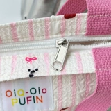 Шоппер, льняная сумка, тканевый мешок, в корейском стиле