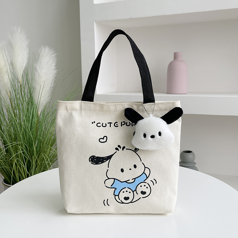 Canvas Bag for Women 2023 New Model, Large Capacity, Simple Small Bag, Office Worker Commuter Bag, Mini Handbag