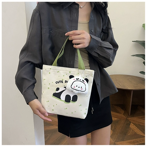 Маленький милый портативный тканевый мешок с молнией