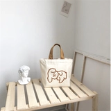 Маленький милый брендовый тканевый мешок, кошелек, в корейском стиле, сумка для еды