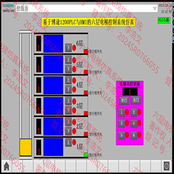 Bto Simulation Six-Floor Elevator Bto Plc Program Six-Floor Elevator Hmi Configuration Siemens Wenhao Design Store