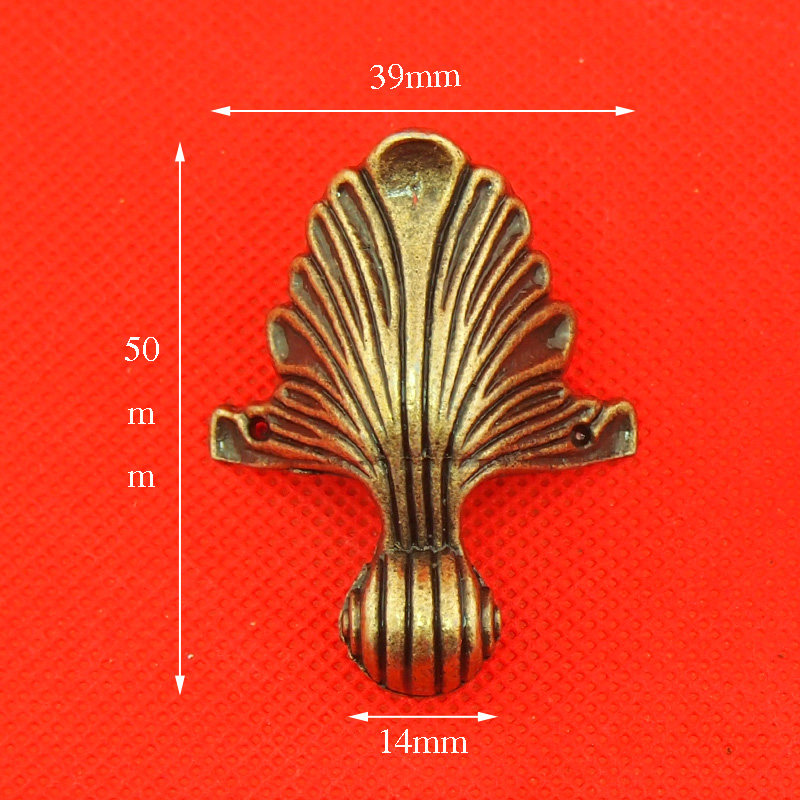 39 * 50mm furniture five gold corner underfoot imitation ancient protective corner wooden case box 4 corners furniture footbed alloy underfoot-Taobao