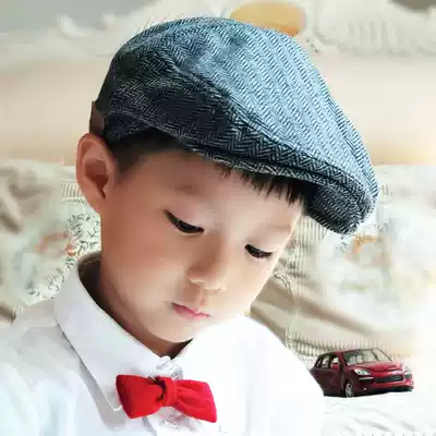 noabat children's hat autumn and winter boy's cap British retro gentleman beret tide baby Benin hat