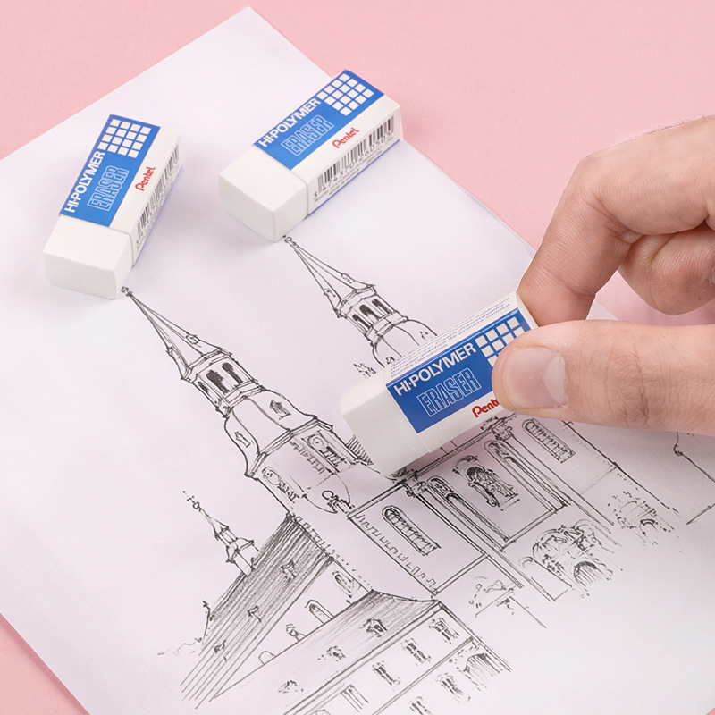 Japanese Pentel Pentel Eraser ZEH05 Art Pencil Eraser Brick Sketch Drawing Eraser Stamp