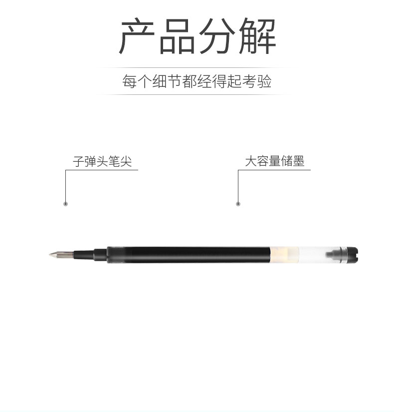 Для ядра 包邮日本百乐bls-vb5rt中性笔芯0.5适用于百乐中性笔blrt-vb5笔芯