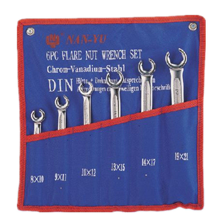 Taiwan Nanyu Oil Pipe Wrench Detach Oil Pipe Wrench Open Wrench Two - head Card Cruise Pipe Special Wrench