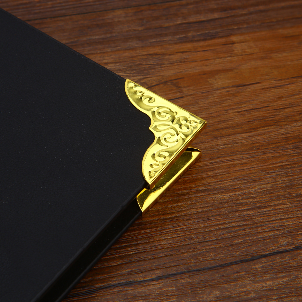Metal Antique Bag Corner Guard Corner Frame Bag Corner Wrapping edge Anti-collision angle Notebook protective corner photo-book protection corner
