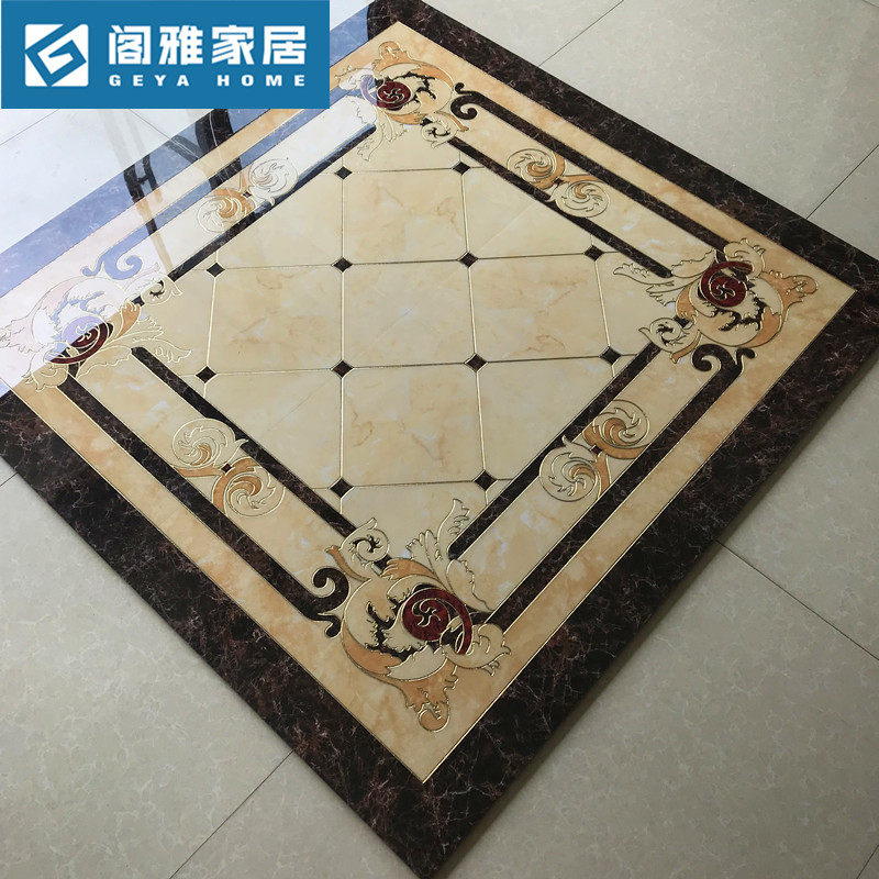 客厅地砖拼花瓷砖拼图800x800为何成为欧式装修新宠?-抛晶砖-淘宝好物网