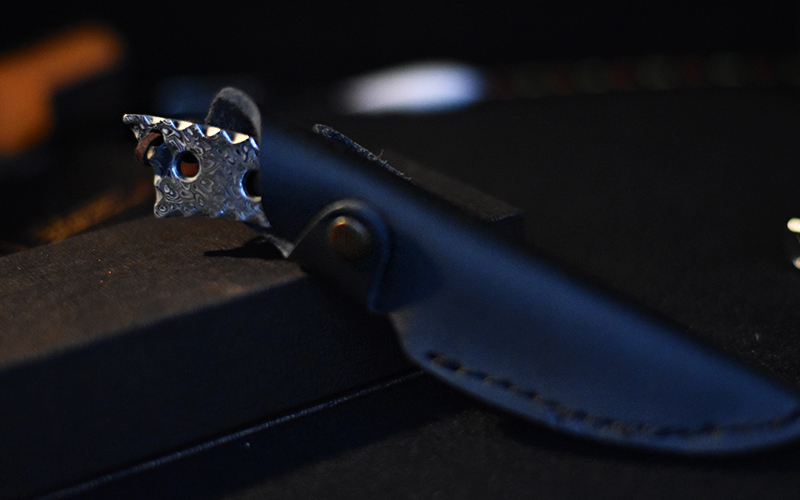 Ngoài trời MFedc mini Damascus thép nhỏ dao thẳng Dao săn dao cầm tay sản phẩm ngoài trời dao tự vệ - Công cụ Knift / công cụ đa mục đích kìm cắt đa năng