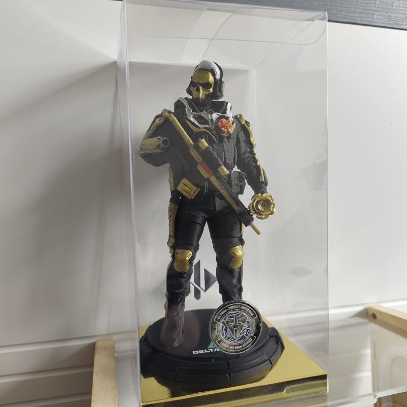 Operation Delta Red Wolf Figure Prison Warden Veyron Gold-Eating Rose Boxed Figure Model Toy Gift Collection