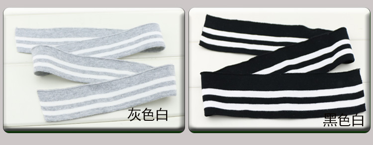 Summer dệt kim bông vải rìa chủ đề còng đàn hồi còng chủ đề hem cuff phế liệu vải - Vải vải tự làm vải mộc thô