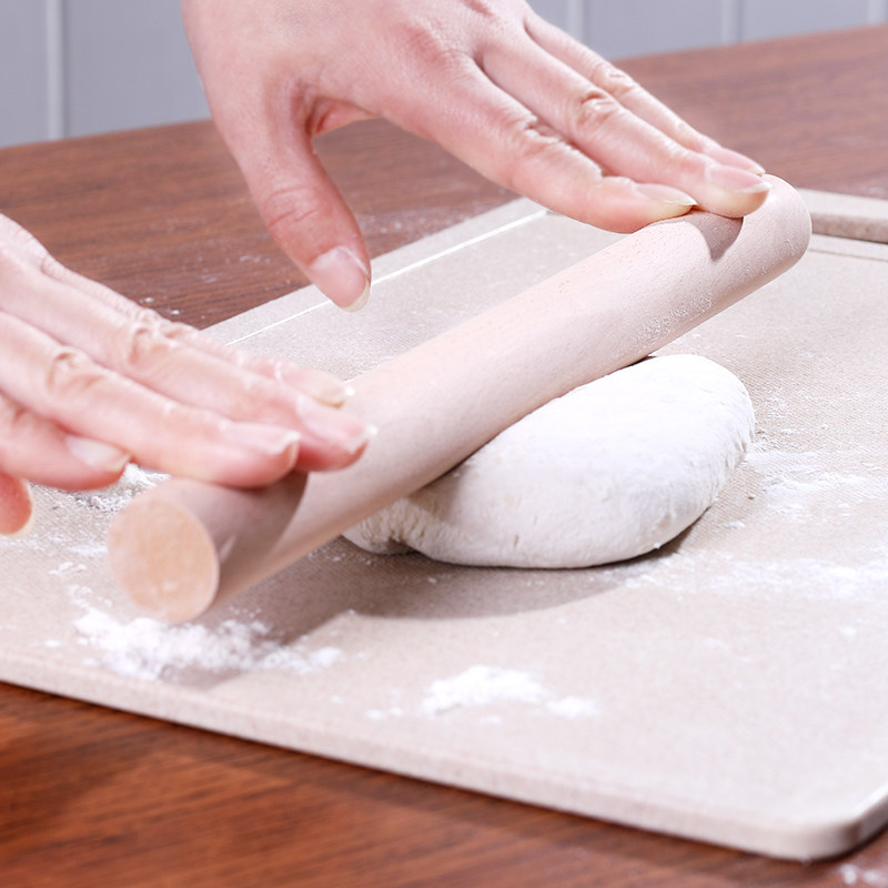 Dumpling skin stick baking roast beech wood pressed surface skin-face skin-face of wood-clad rod surface fight